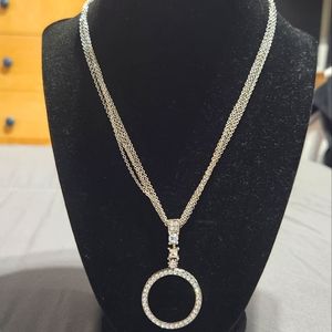 Circle Multiple Strand Necklace